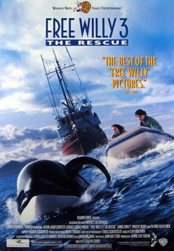 Free Willy 3 (1997)Produit par Warner Brothers, Musique de Cliff Eidelman